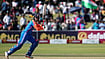  (AP Photo/Tsvangirayi Mukwazhi) : India's batsman Abishek Sharma in action during the T20 cricket between Zimbabwe and India at Harare Sports club,Sunday, July 7,2024.